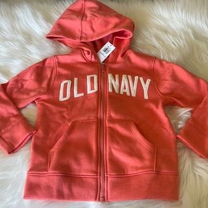 Old Navy zip up hoodie girls 4T New